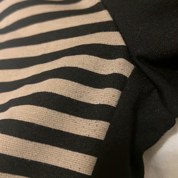 Women’s ANNIE KLEIN, Zip Up, Collared, Casual Dressy Coat, Tan/Black, S-L - Picture 9 of 9